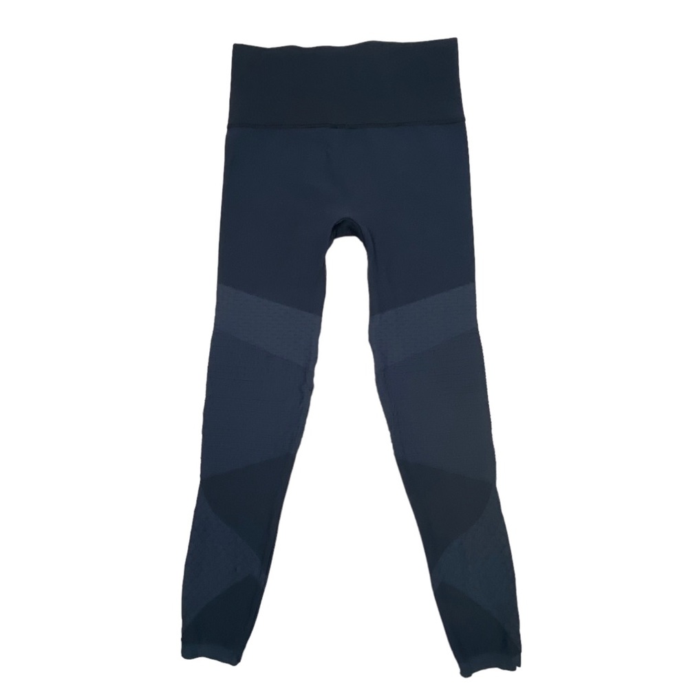 Spanx Ribbed Compression Tight Legging Black Gray… - image 2